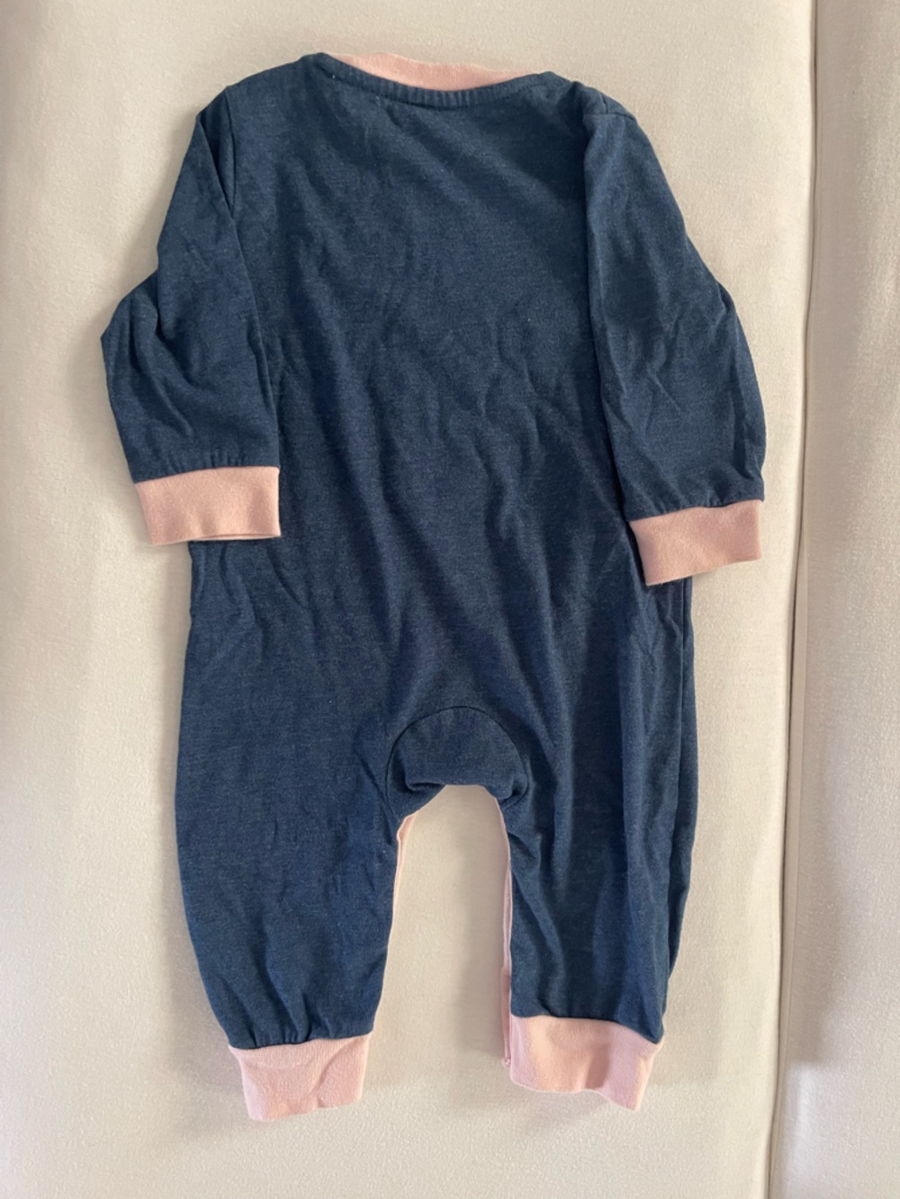 Carhartt Navy and Light Pink Infant Snap Bodysuit Set - Picture 4 of 7